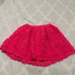 Pink flower skirt XL